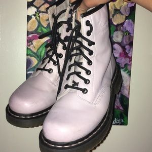 Dr.Martens Pearly Pink Boots